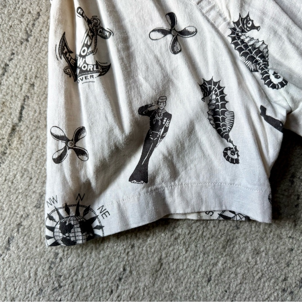 Ralph Lauren Double RL Rodeo Print Flannel Shirt / Grey/Black / Size XL - Picture 4 of 7